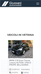 Mobile Screenshot of giussaniautomobili.com